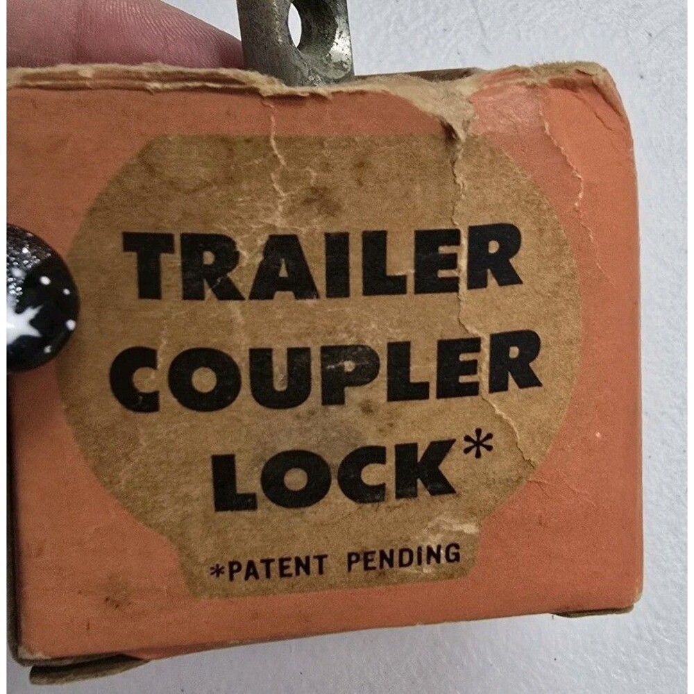 Vintage Geresy Trailer Coupler Locking Ball System Prevents Trailer Theft